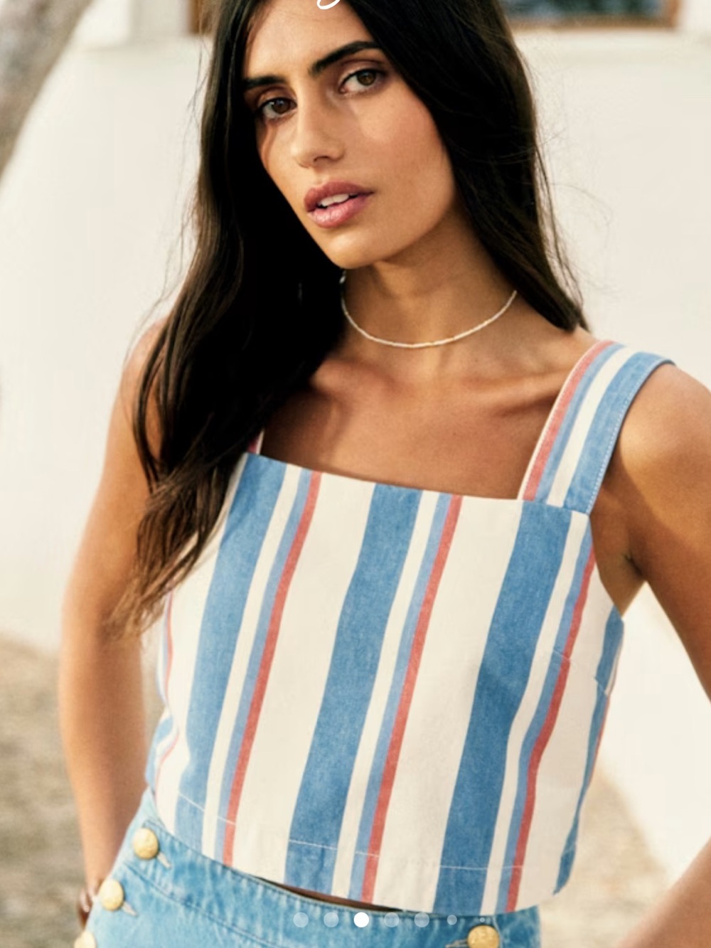 Sezane Marga Striped Blouse